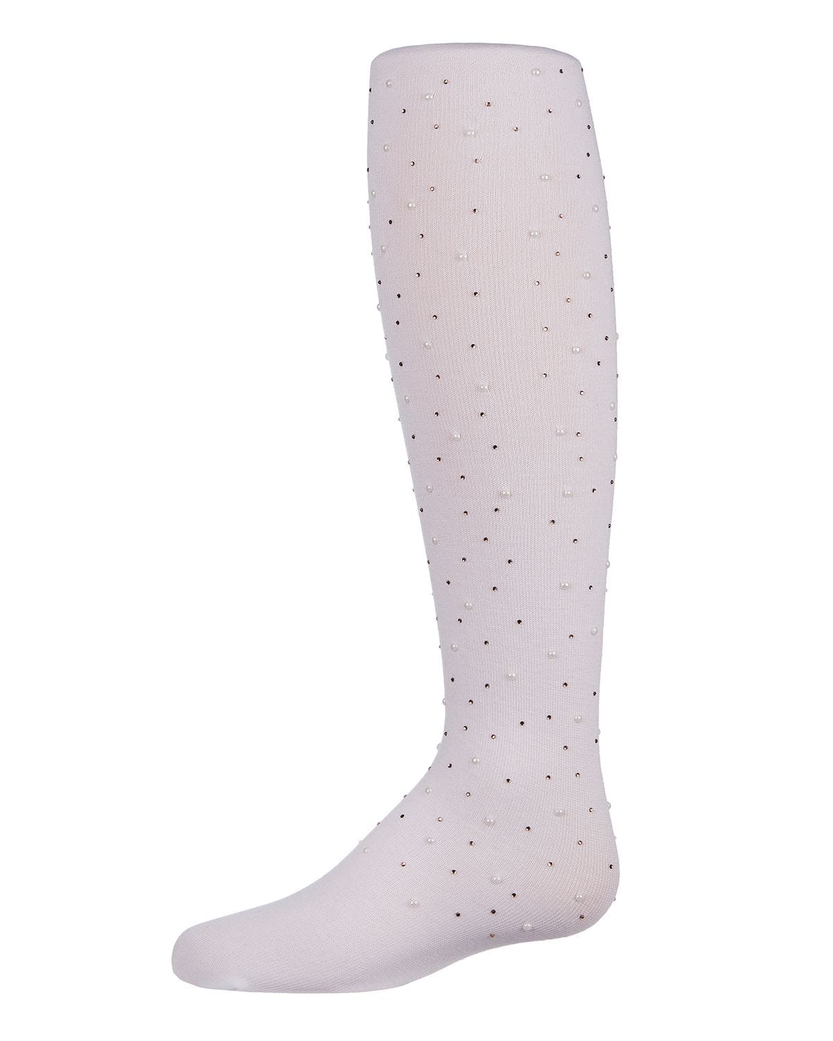 Memoi Lots of Dots Fine Cotton Tights - Mkf-4023