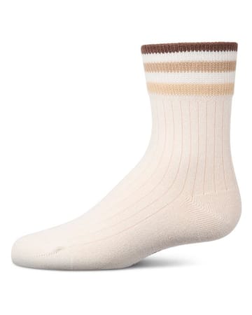 Memoi Cozy Stripe Crew - MKF-6121