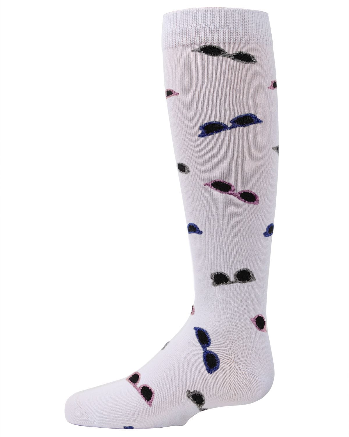 Memoi Girls Glitzy Sunglasses Knee-High Socks - Mkf-7045