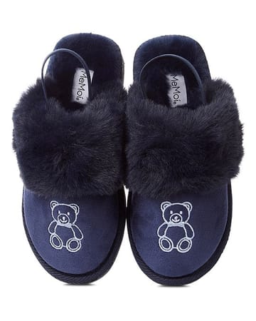 Memoi Teddy Suede Slipper - MKS-0037