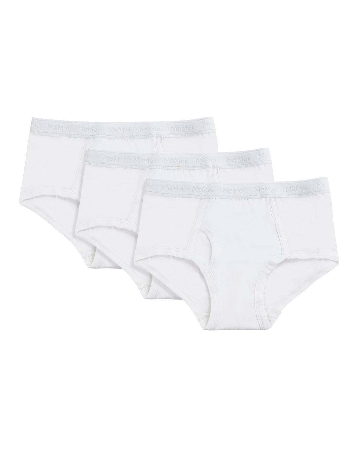 Memoi 3-Pack Boys Soft Cotton Blend Briefs - Mku1013