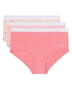 Memoi Girls 3 Pair Pack Starry Briefs - Mku1106