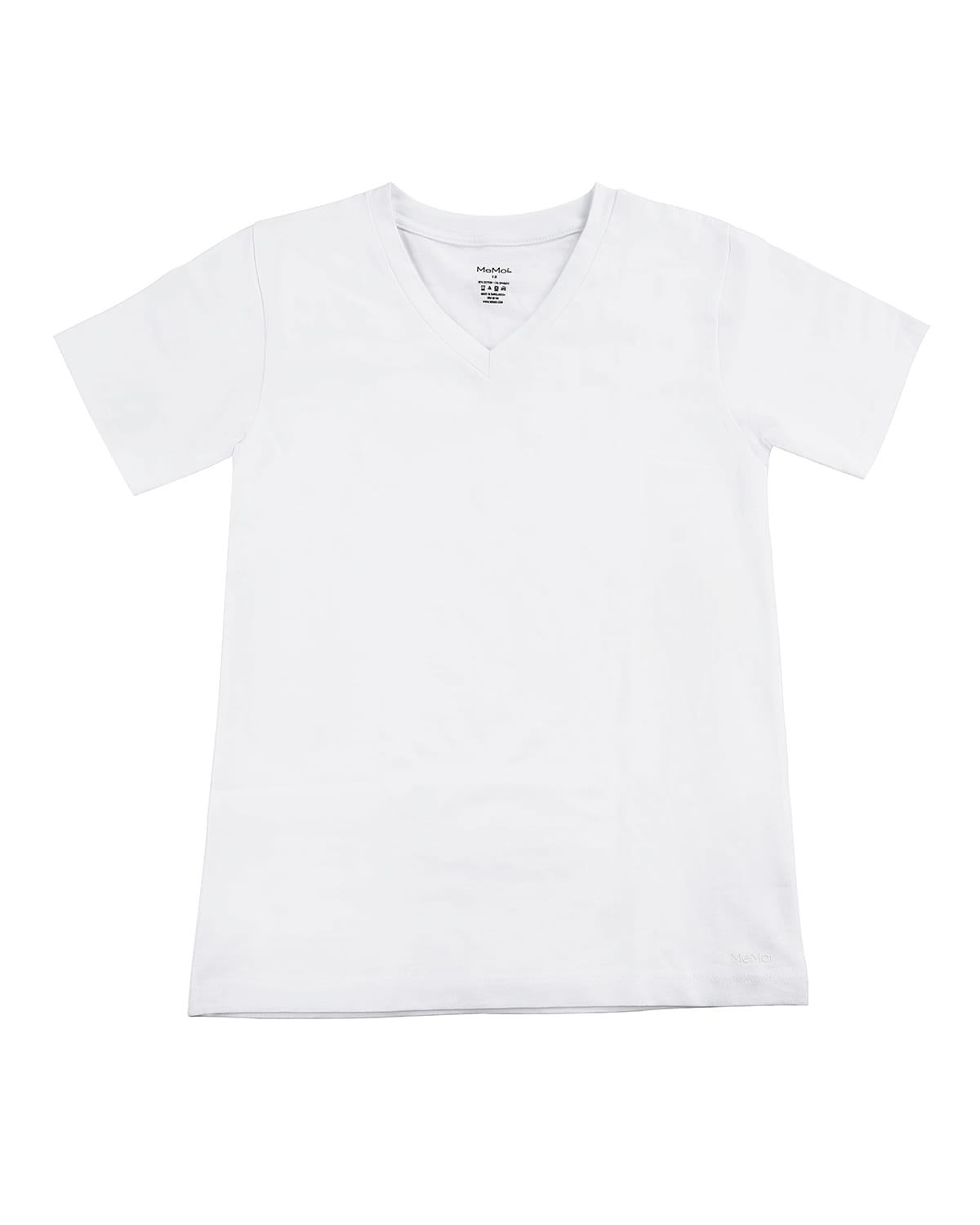Memoi Boys V-Neck Cotton T-Shirt 3-Pack - Mku1200