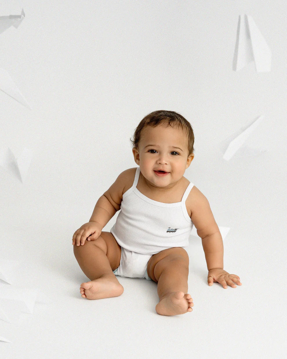 MiniMoi Ribbed On The Move Bodysuits - Mku2060