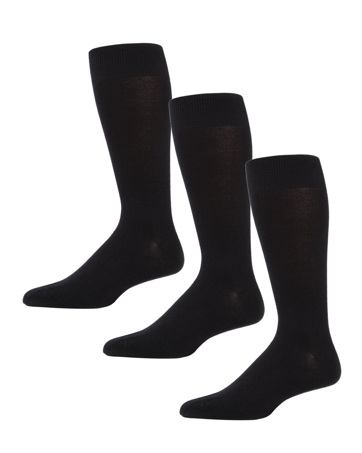 Memoi Mens Classic Crew Socks 3-Pack - Mm-451