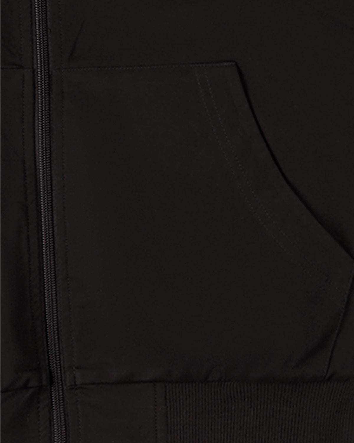 Men's Zip-Up Rayon Blend Hoodie with Faux Fur Lining