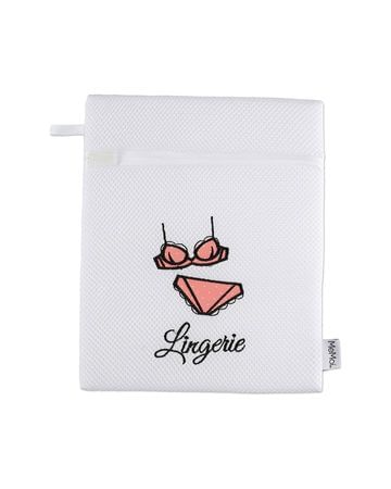Memoi Lingerie Embroidered Mesh Wash Bag - Mnh08606