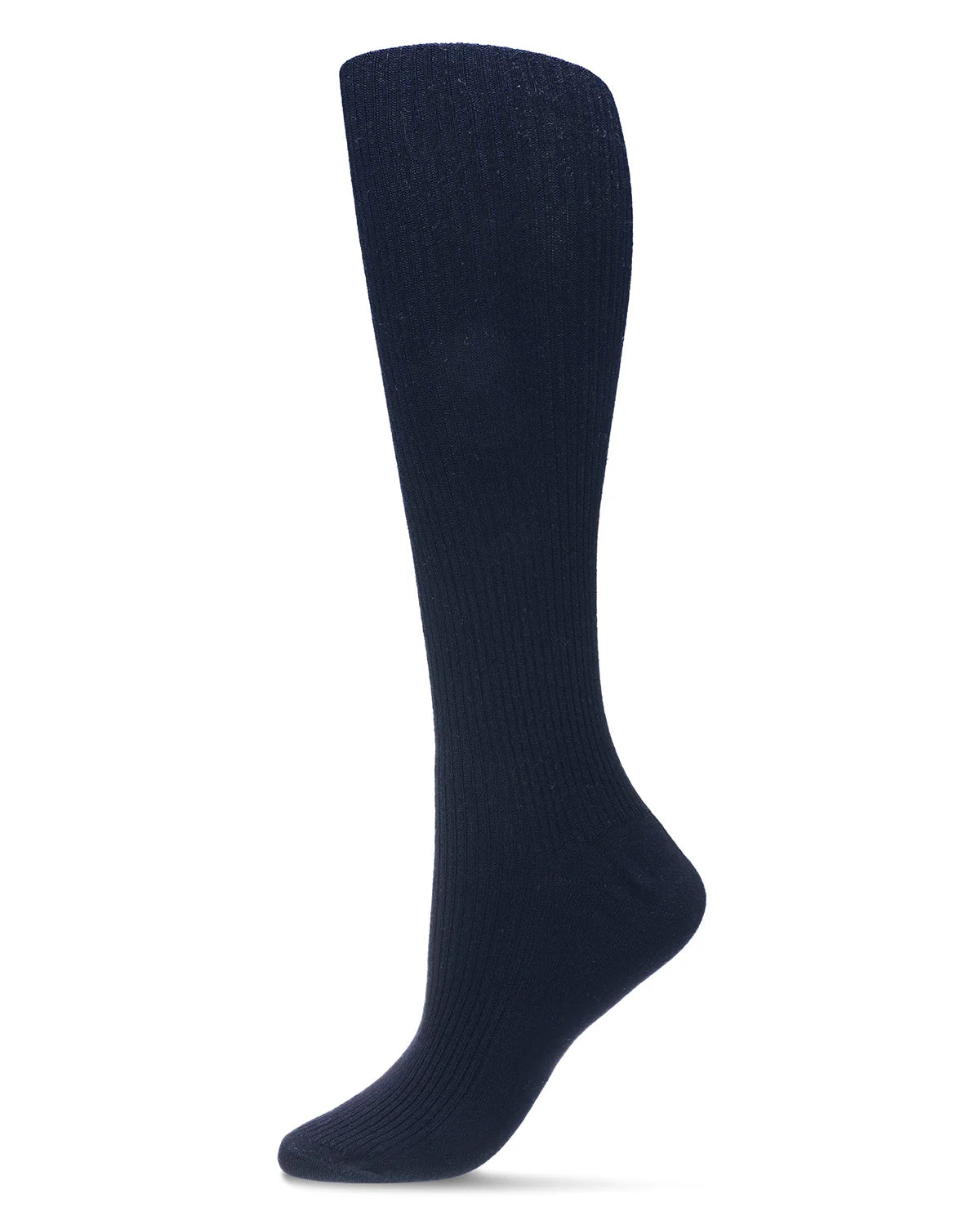 Memoi Womens Opaque Pin Ribbed Cotton Sweater Tights - Mo-329