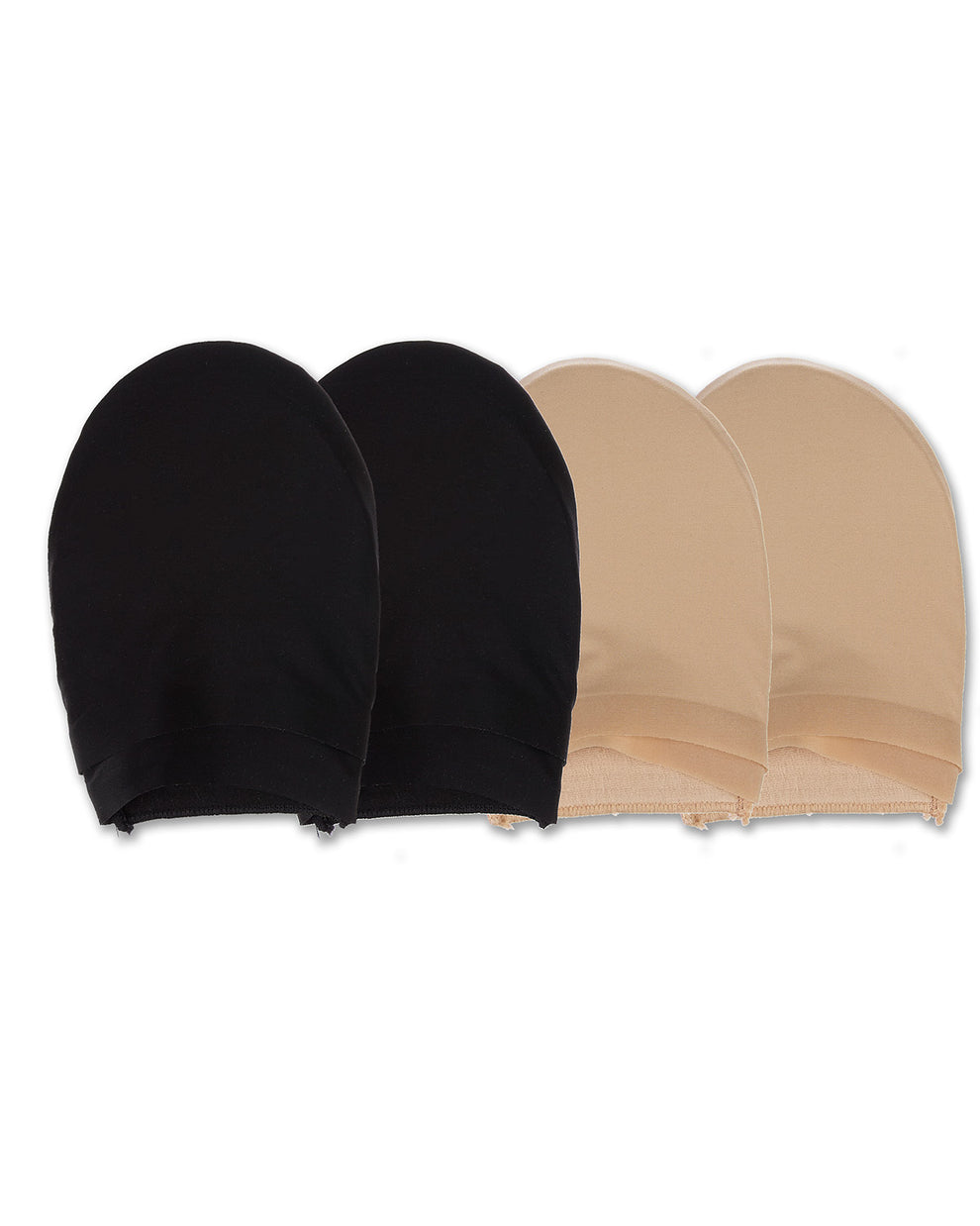 Memoi Fine Edge Cushioned Mule Toe Cover 4 Pr Pack - MP042