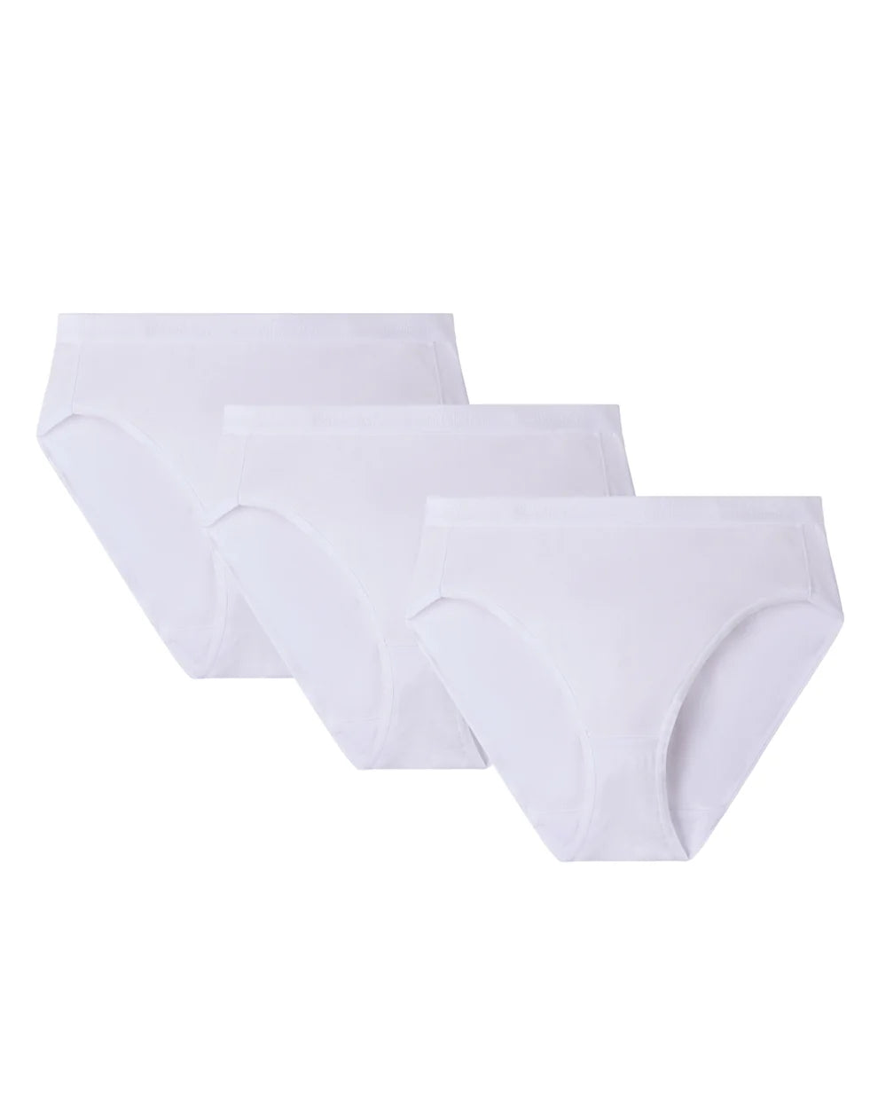 Memoi Combed Cotton Basic Hipster Panties 3 Pack - Mu-1014