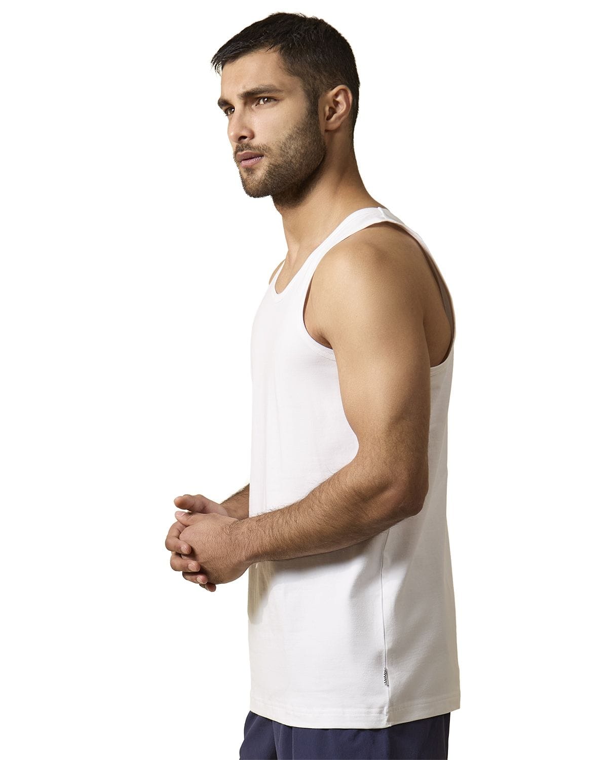 Memoi Mens 2 Pair Pack Sleeveless Tank Undershirt - Mu-8000