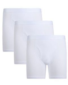 Memoi Mens 3 Pair Pack Classic Fit Boxer Briefs - Mu-8400