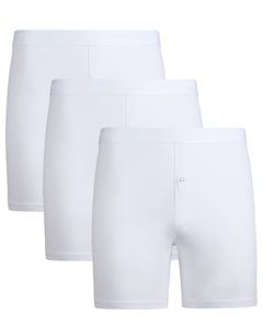 Memoi Mens 3 Pair Pack Classic Fit Boxer Shorts - Mu-8500