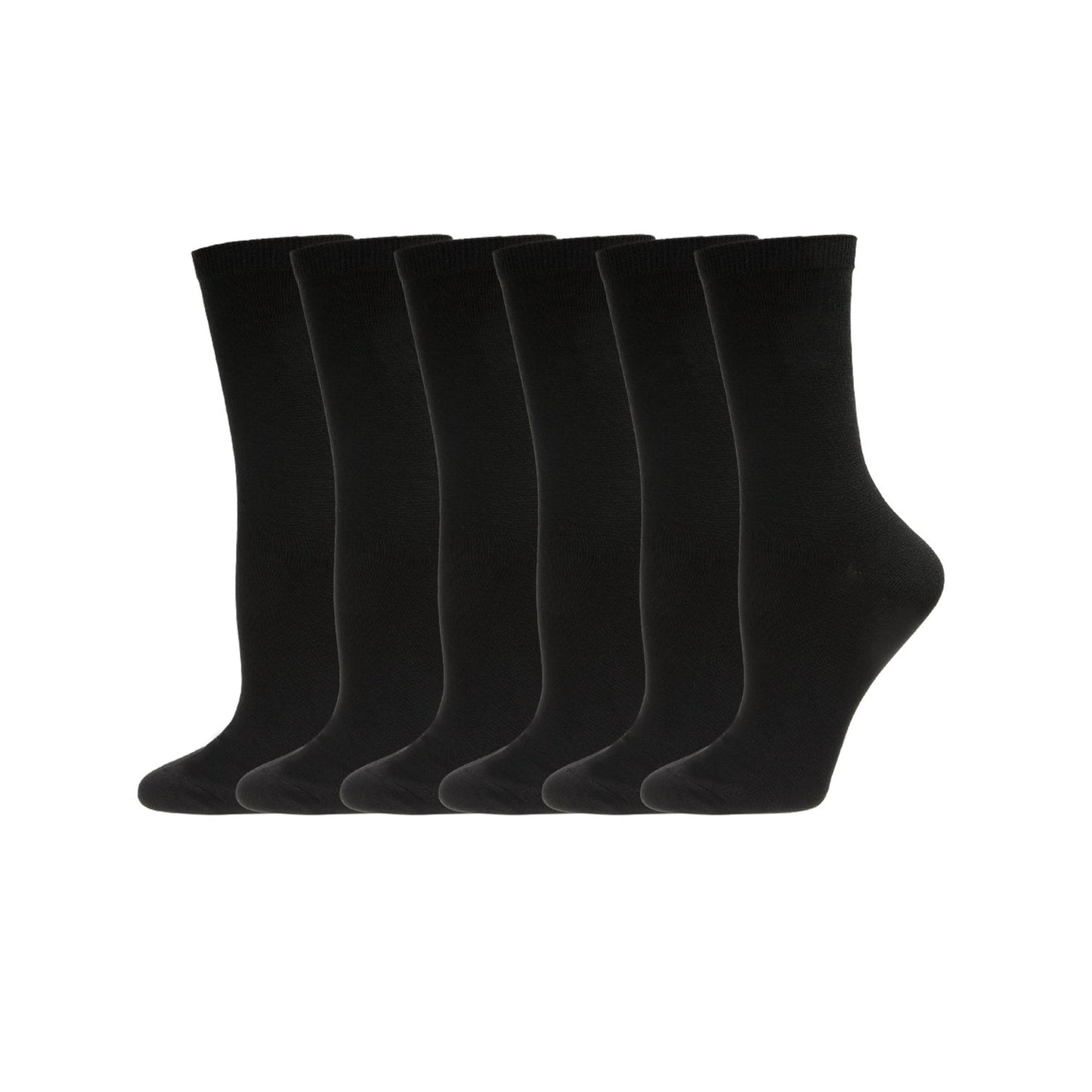 Memoi Waves Crew 6 Pair Pack - Mjb-655