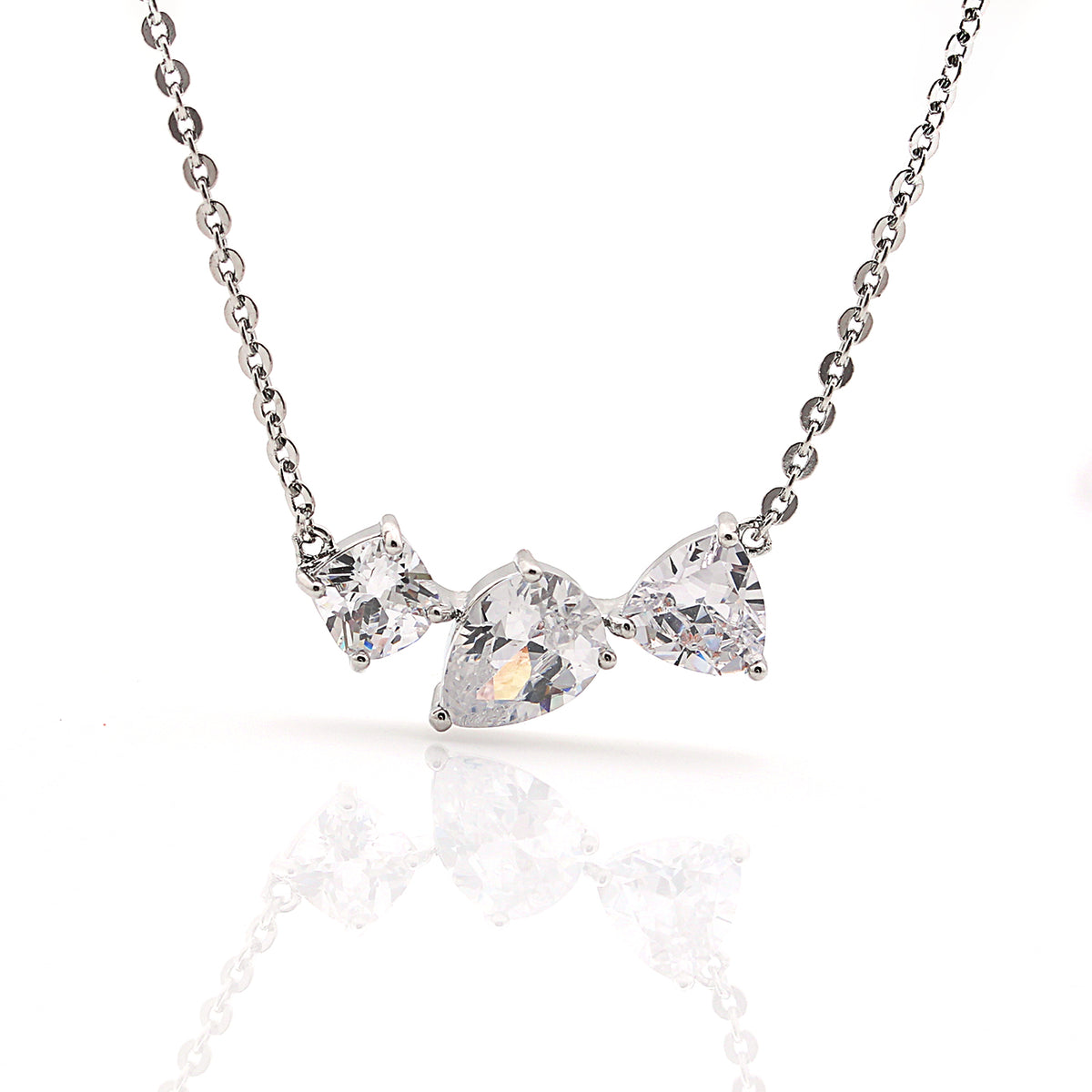 Cameo Triple Shaped Stone Pendant - P4175