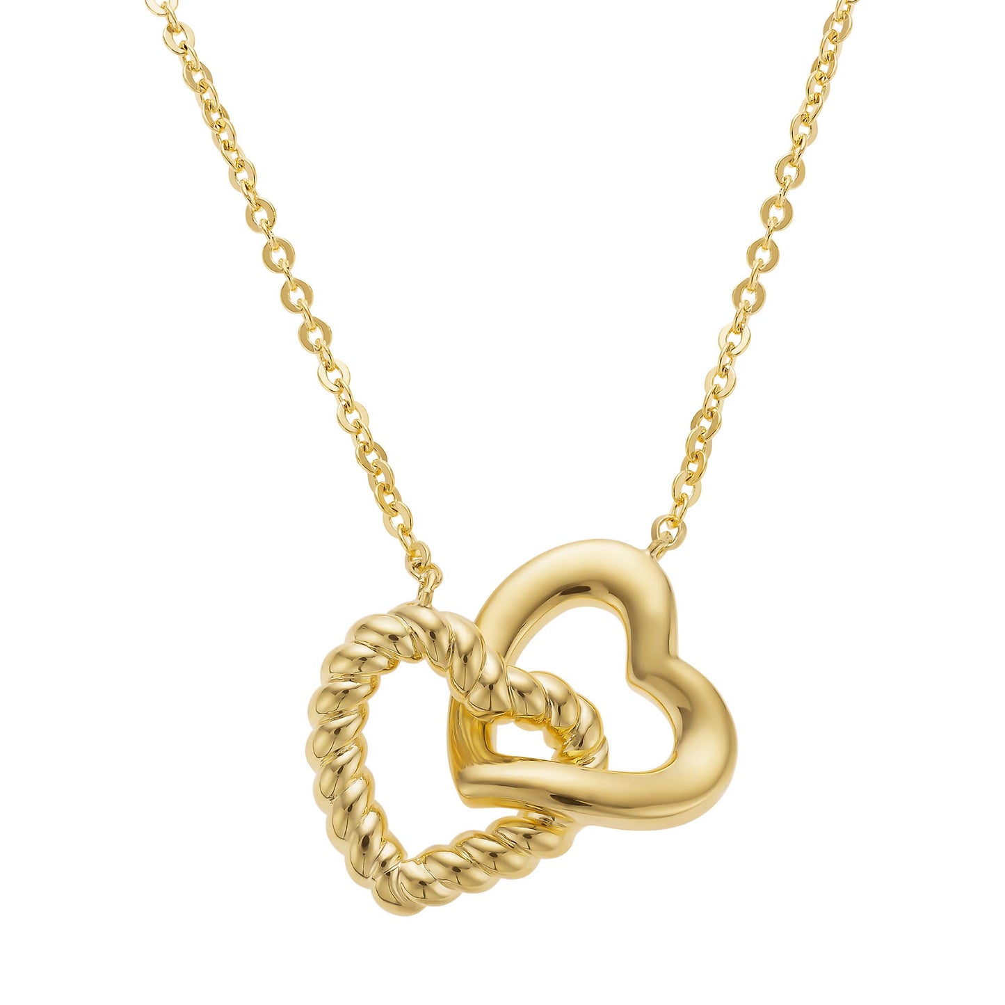 Cameo Interlinked Hearts Pendant - P4214