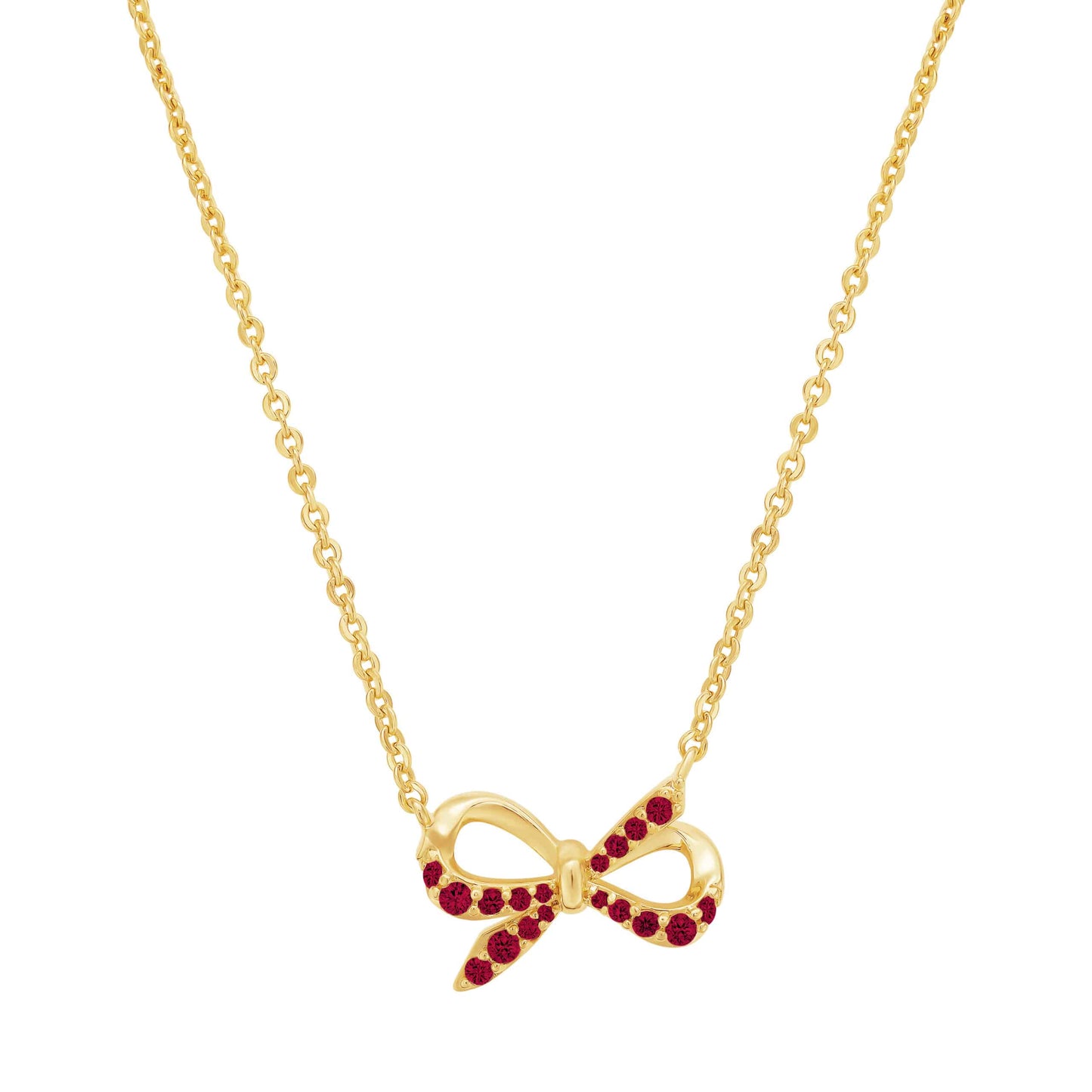 Cameo Thin Bow Tie Pendant - P4255