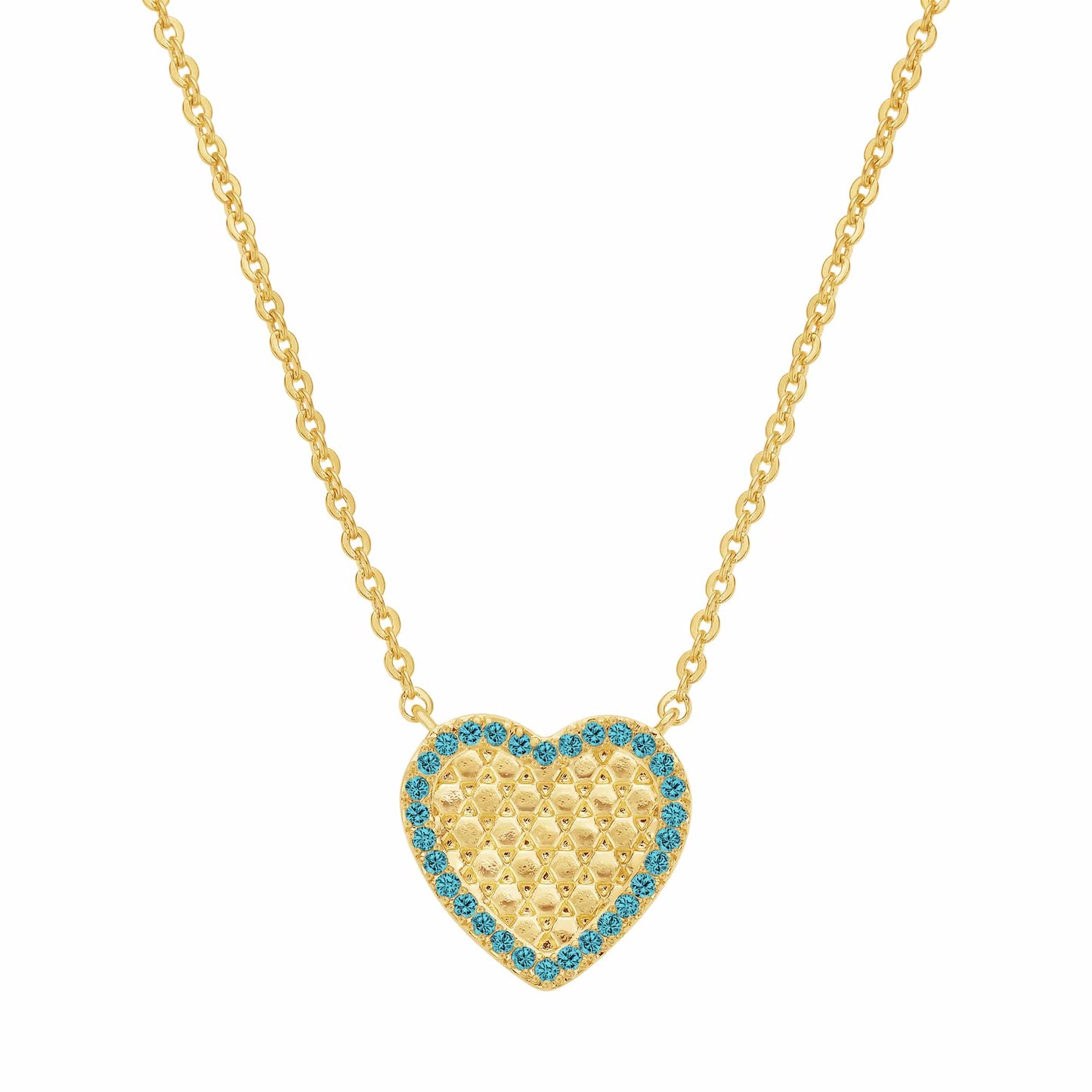Cameo Honeycomb Heart Pendant - P4258