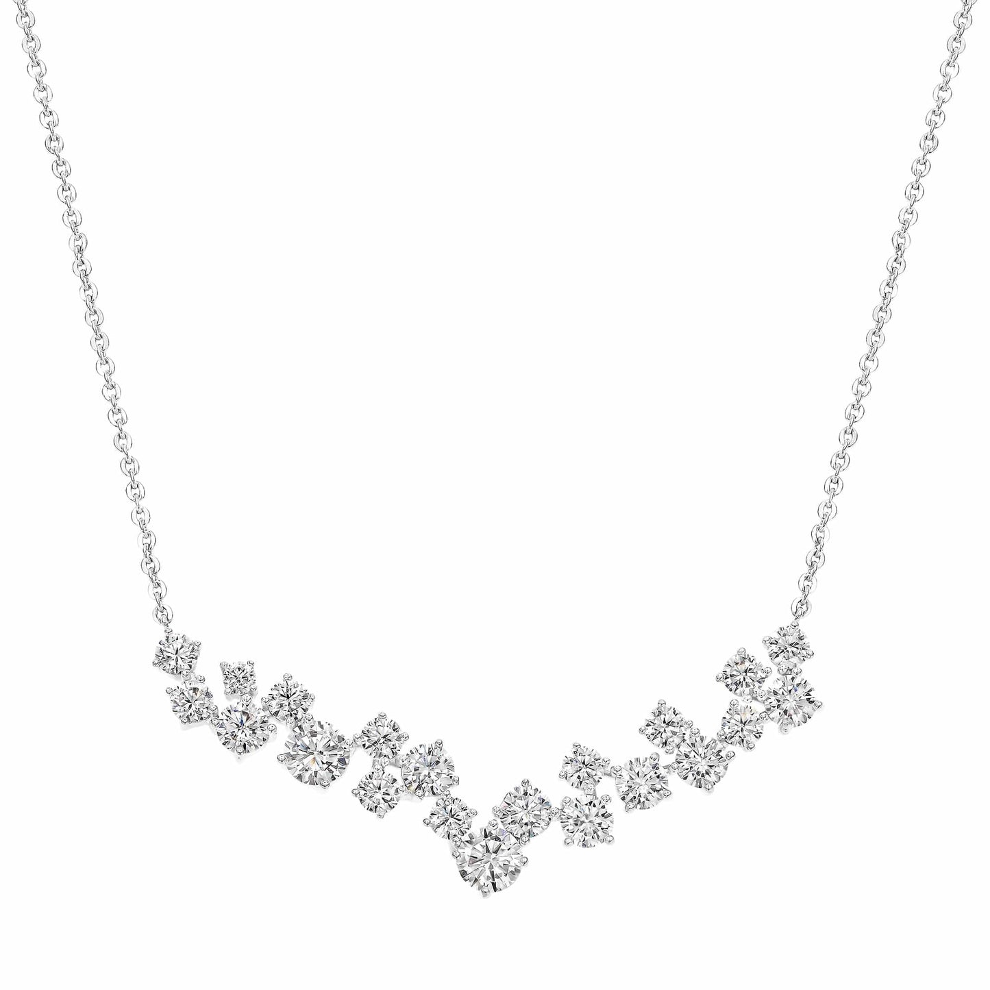 Cameo Angled Diamond Bar Pendant - P4286