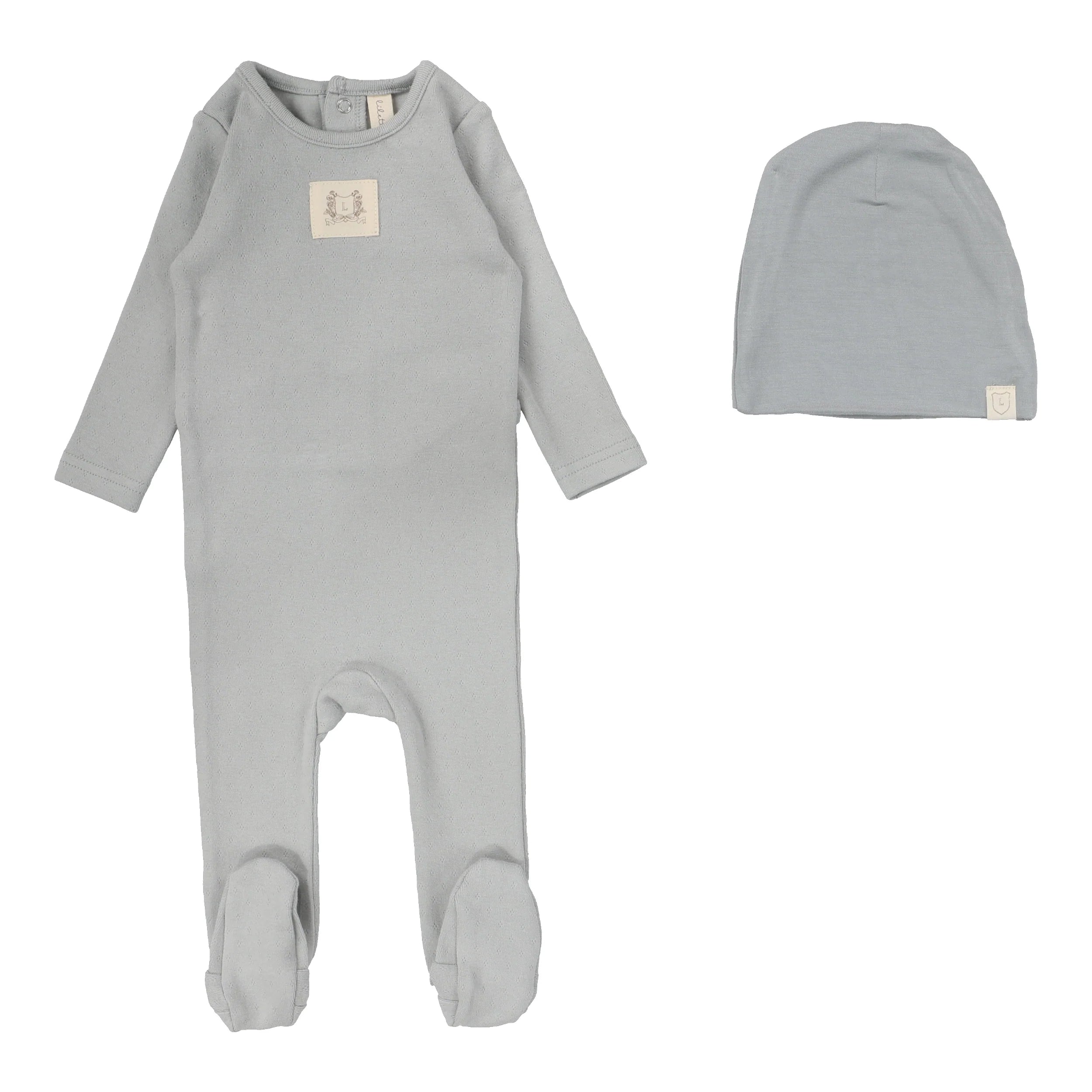 Lilette Signature Striped Footie - Rose Stripe main image 0