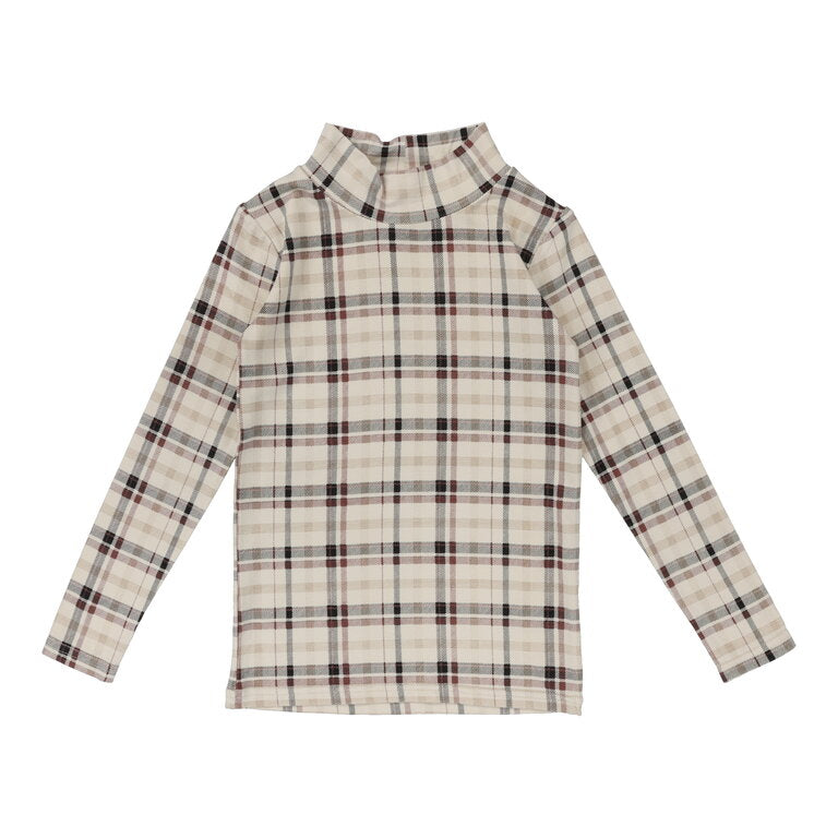 Lil Legs Plaid Mockneck - Pmn