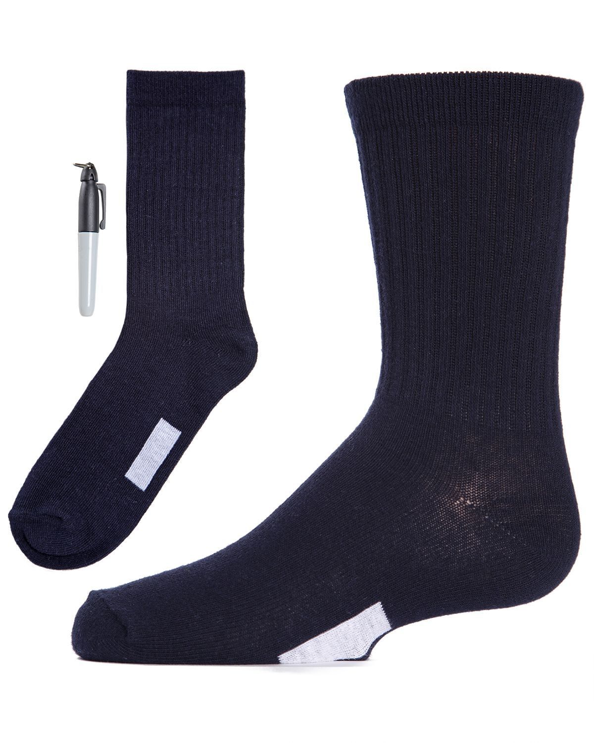 Memoi Write On Camp Kids Cotton Blend Crew Sock 3-Pack - Promo 810