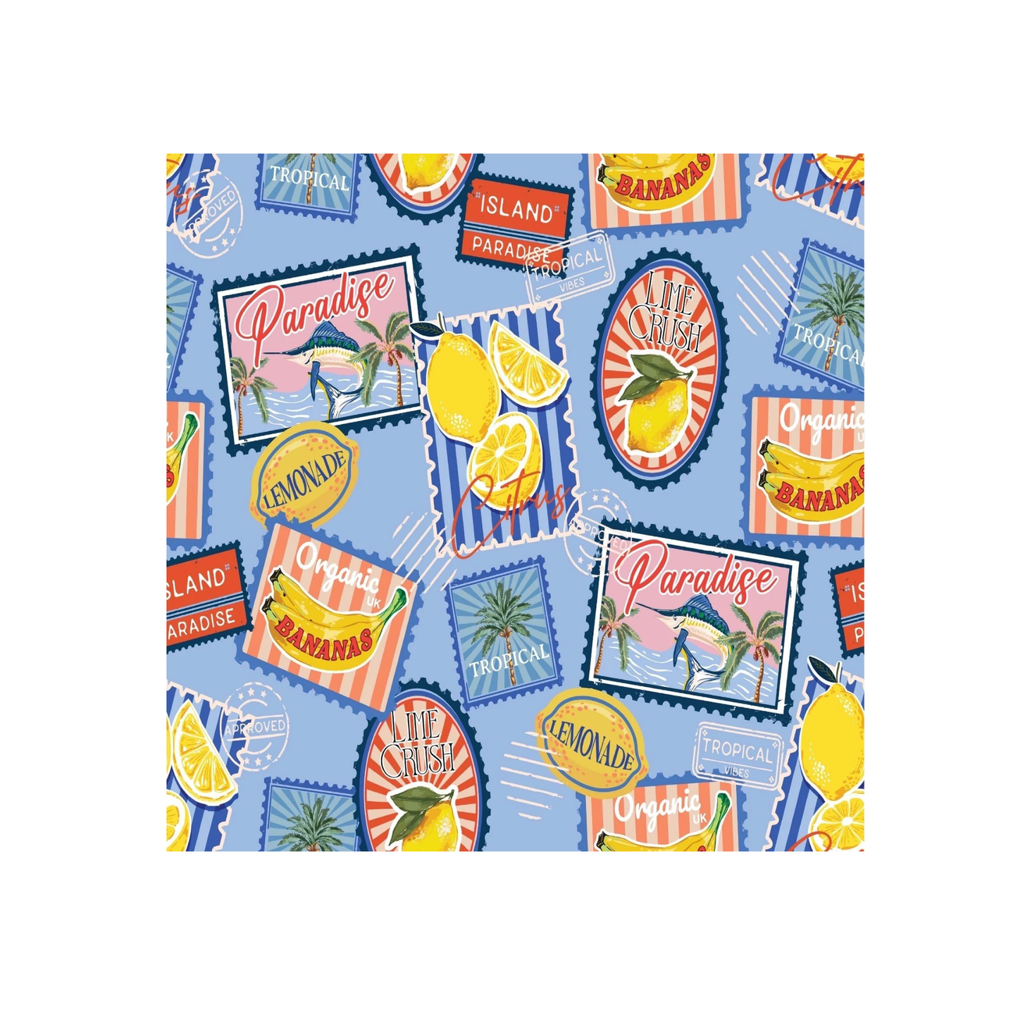 Nicsessories Citrus Stamp Bandana - Nic-33-SS26