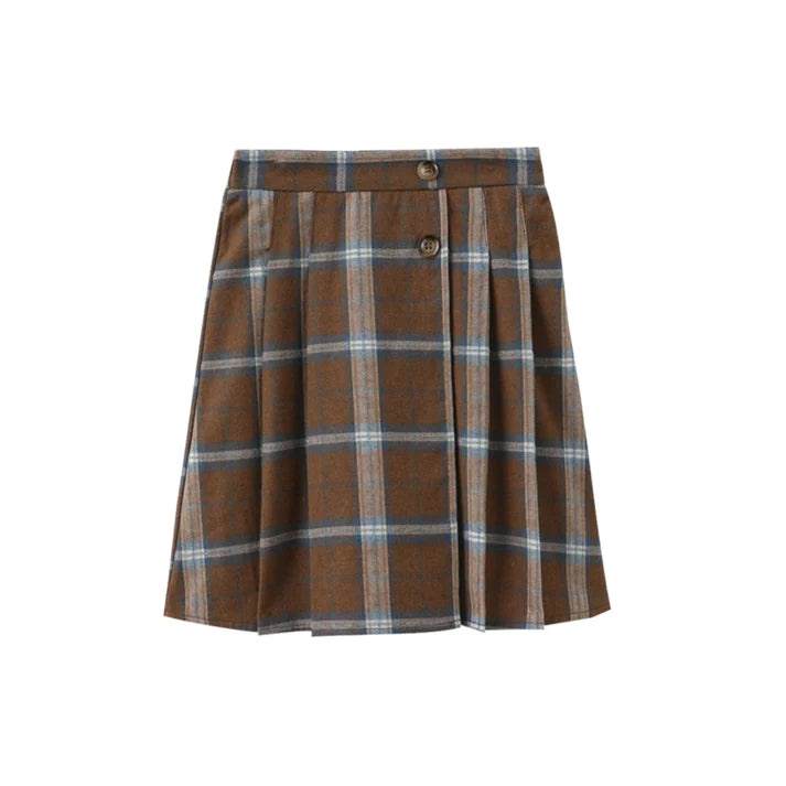 One Child Palli Plaid Skirt - C-27176