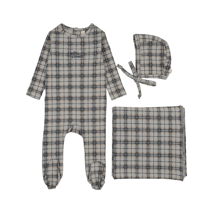 Lilette Tartan Print Layette Set - LTF26FS203LS