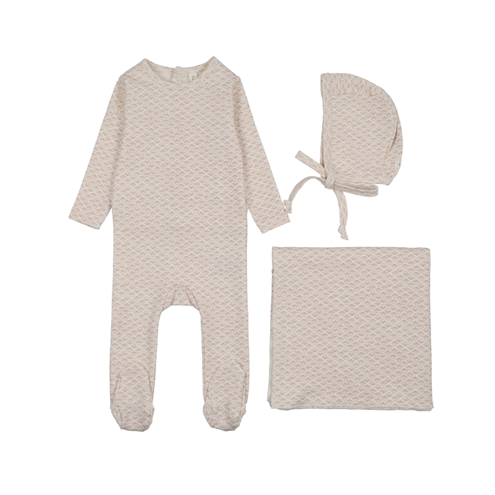 Lilette Mini Flora Print Layette Set - LTF26LS107