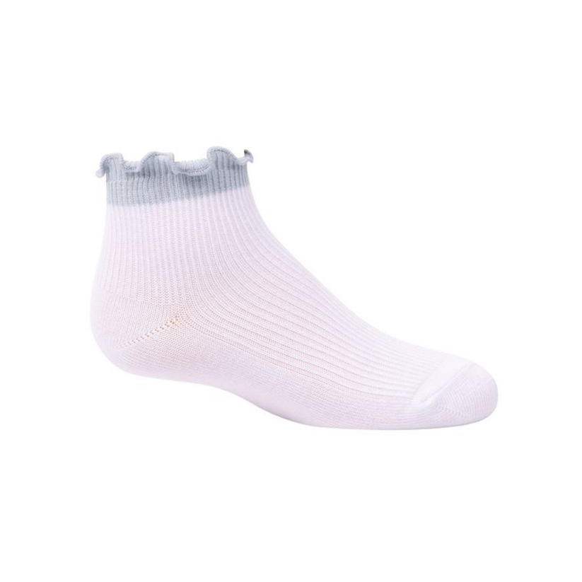 Zubii Colored Scalloped Edge Ankle - 1438-Z