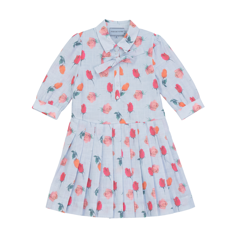 Joie De Vivre Loose Dress With Pleats - SB6CP7407D