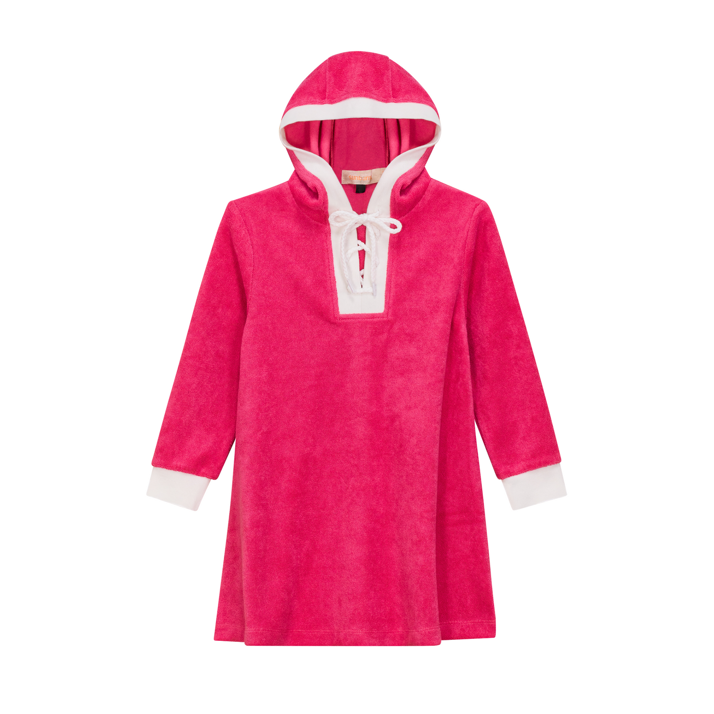 Sunburnt Girls Cotton Terry Hoodie Dress - SB5CY2624D
