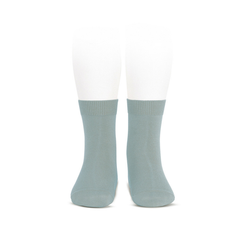 Condor Flat Cotton Crew Socks 756 Dry Green - 2019/4