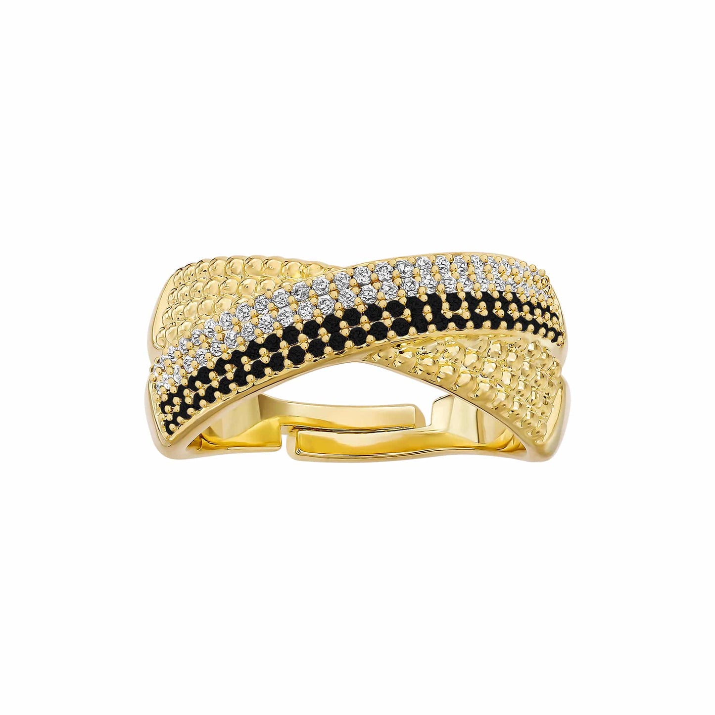 Cameo Overlapping Designed Ring - R3098