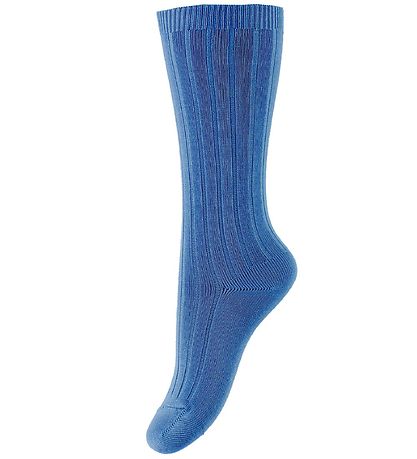 Condor Ribbed Cotton Knee Sock 434 Blue - 2016/2