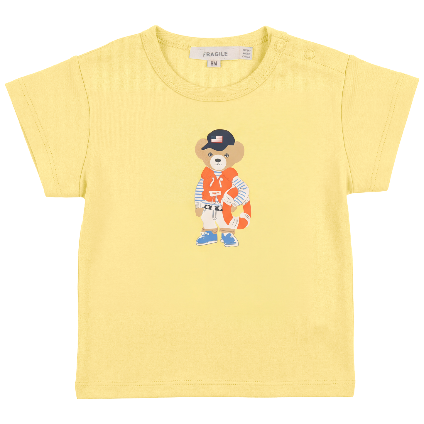 Fragile Tee With Print - SB6CP7348TB