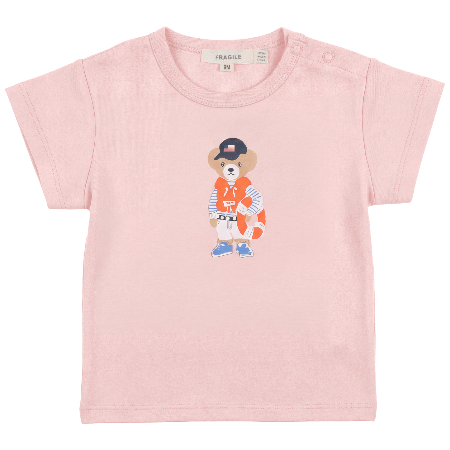 Fragile Tee With Print - SB6CP7348TG