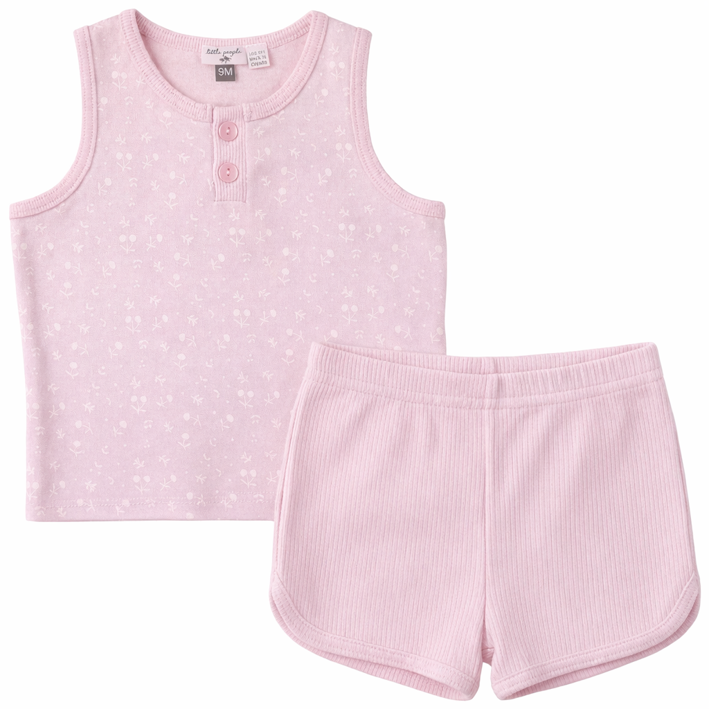 Little Fragile Sleeveless Short Set - SB6CP7384ES