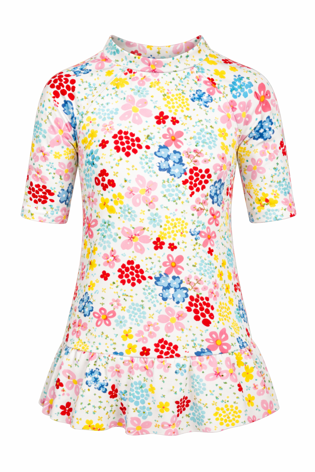 Sunburnt Floral Print Swim Dress - SB6CY3009D