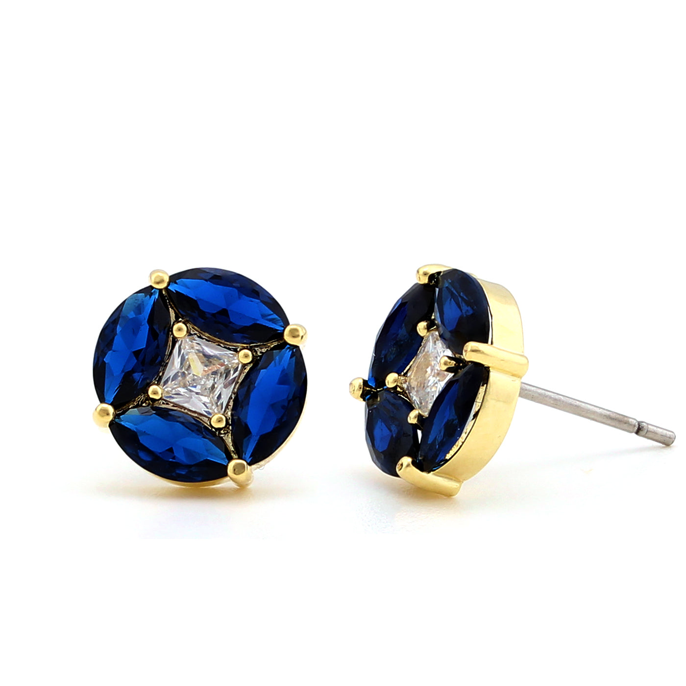 Cameo Round Medallion Stud - SE2066