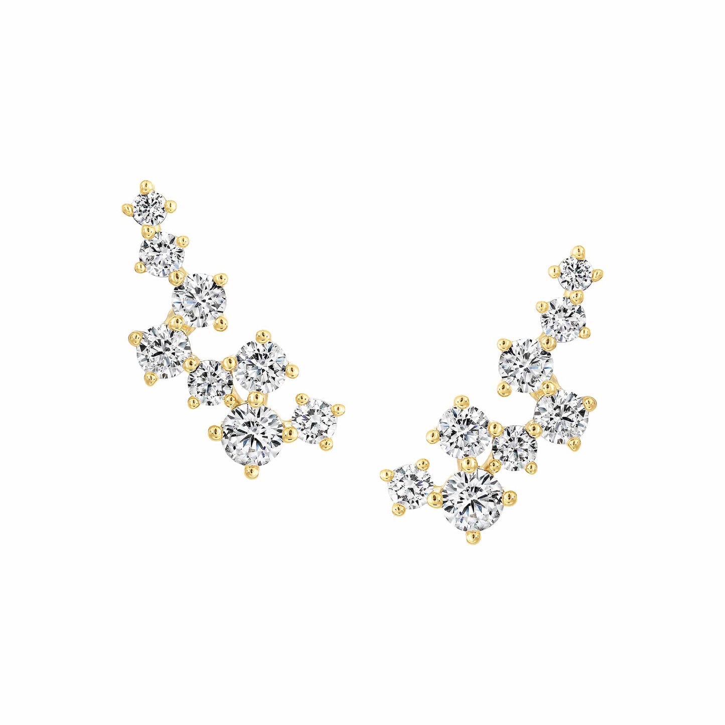Cameo Fine Diamond Crawler Stud Earring - SE2170