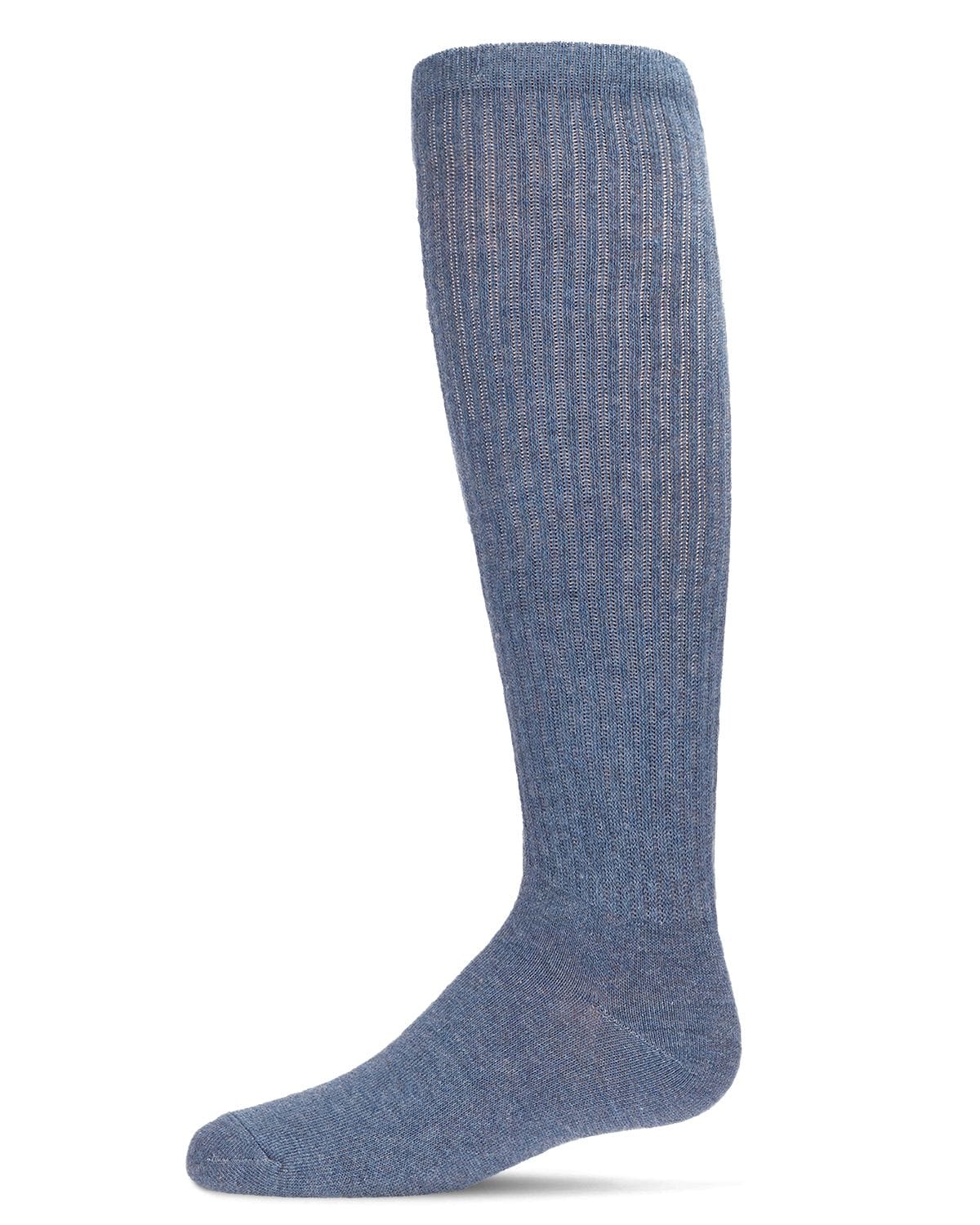 Spot-On Girls Athletic Ribbed Cotton Blend Knee High Sock - Sp-1040