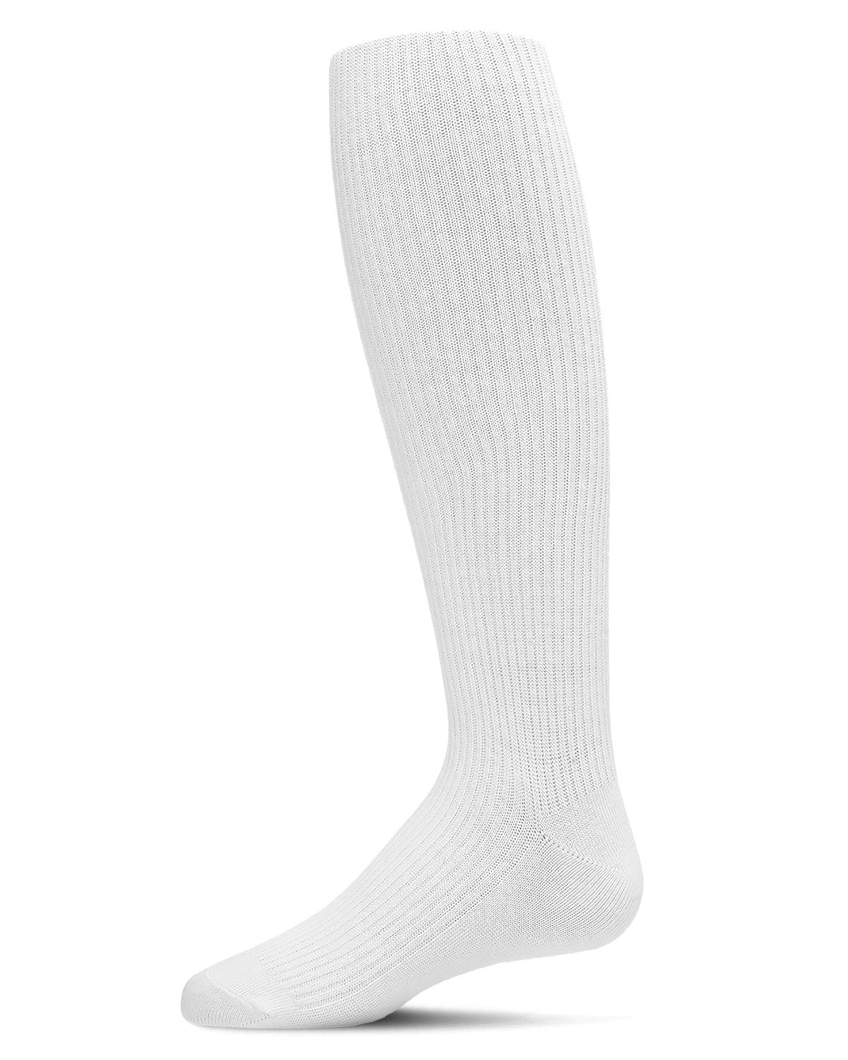 Spot-On Pinned Ribbed Cotton Blend Girls Tights - Sp-3507
