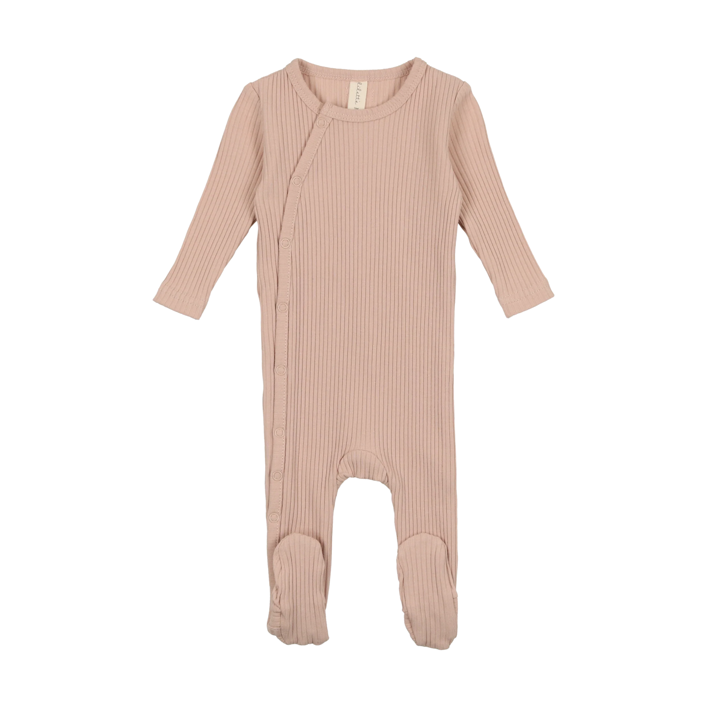 Lilette Side Snap Rib Footie - SSRF