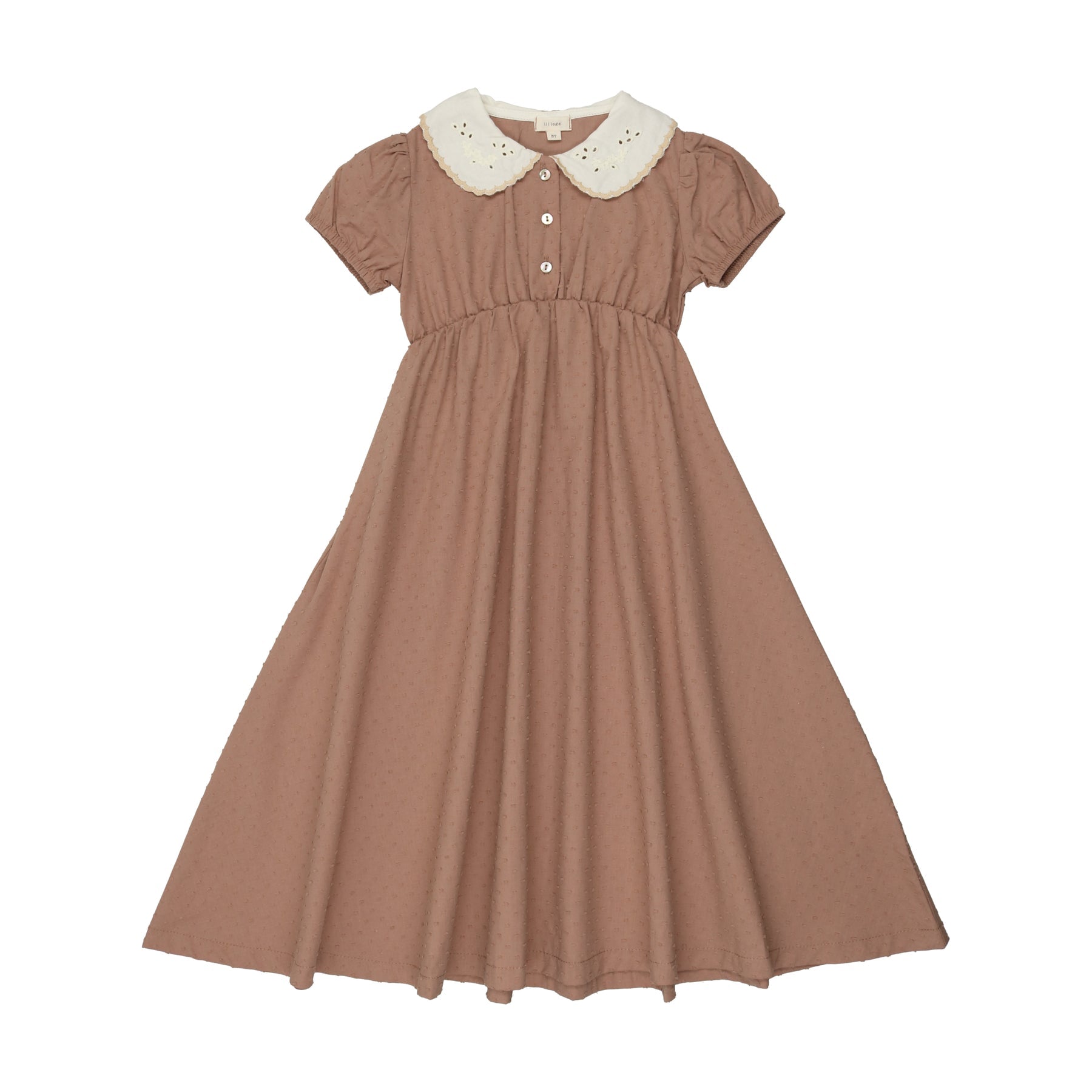 Lil Legs Swiss DOT MAXI Dress Short Sleeve