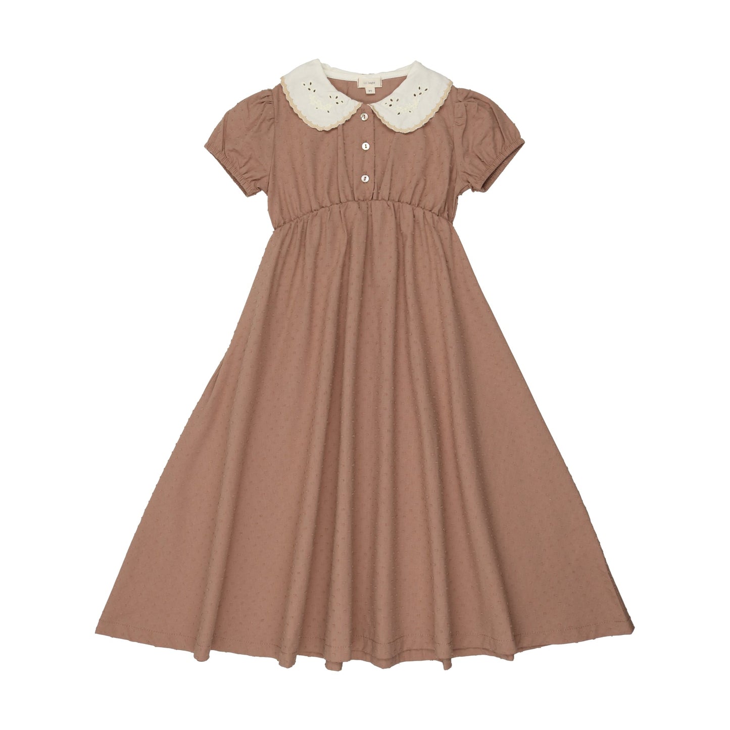 Lil Legs Swiss Dot Maxi Dress Short Sleeve - Sssmd