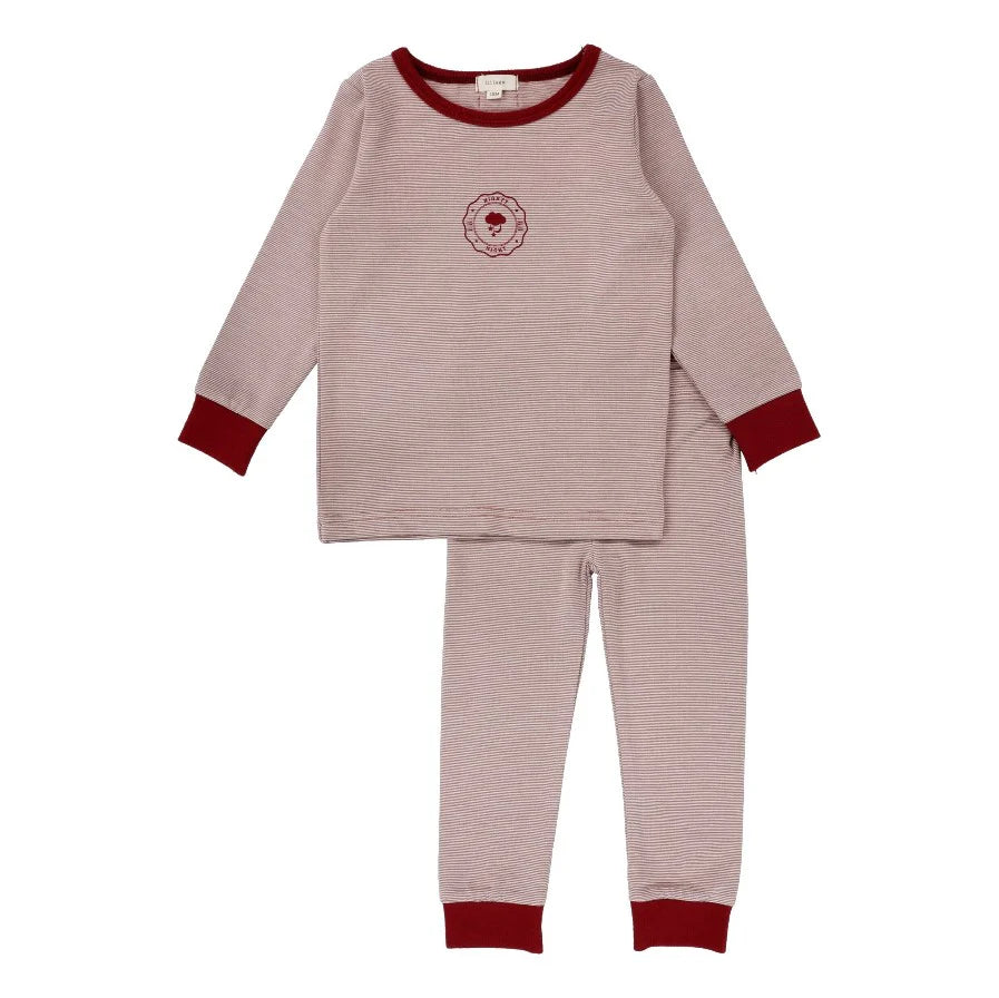 Lil Legs Striped Lounge Set - Sls
