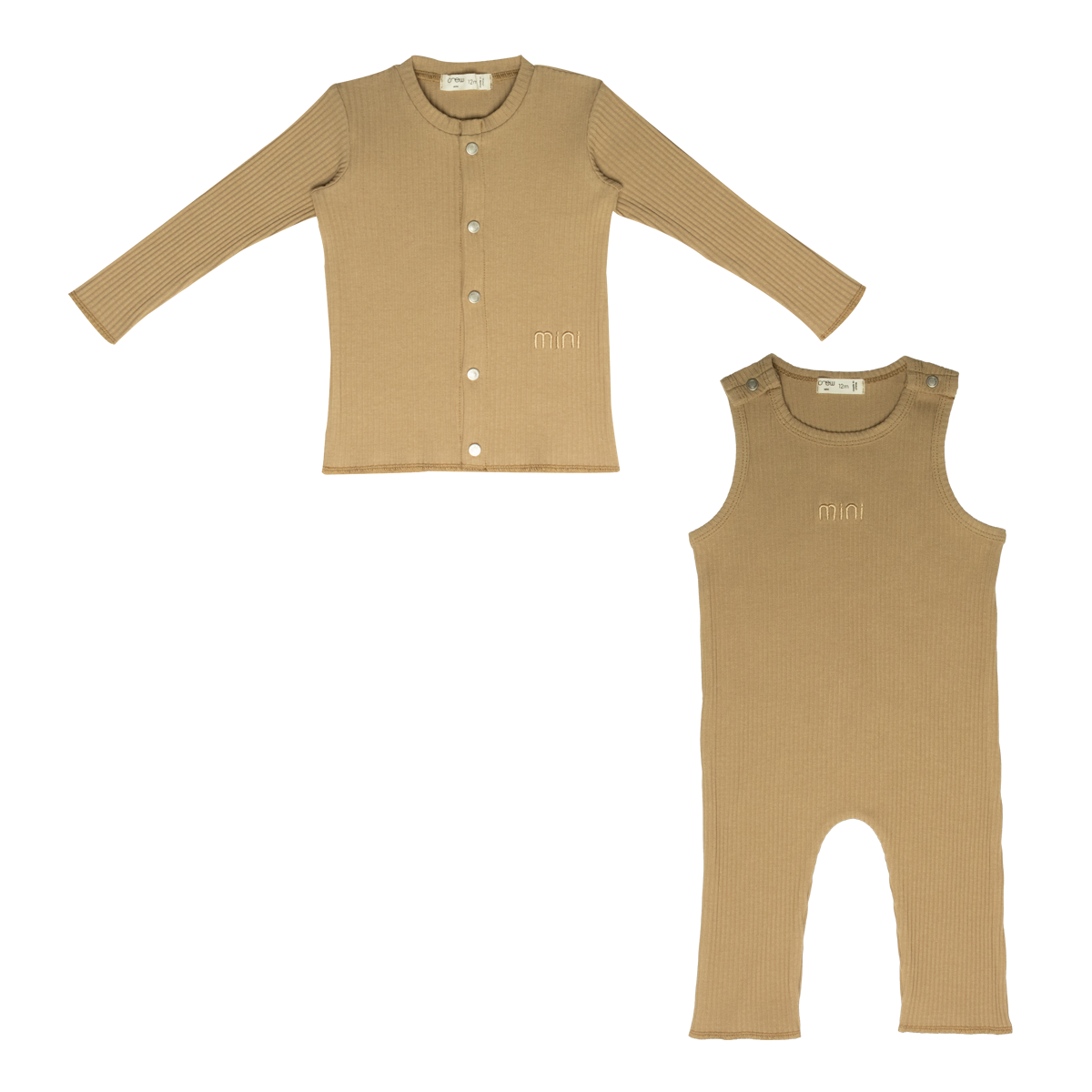Crew Mini Ziki Rib Overall Set - AL3065