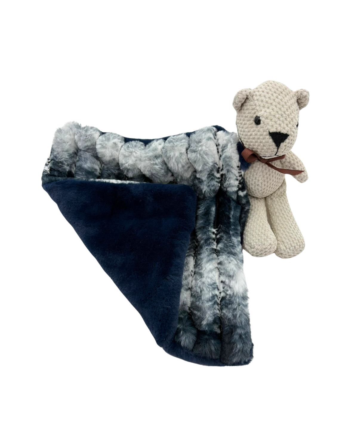 Tiny Cuddlez Bubble Velour Teddy Blankie - Tc2415